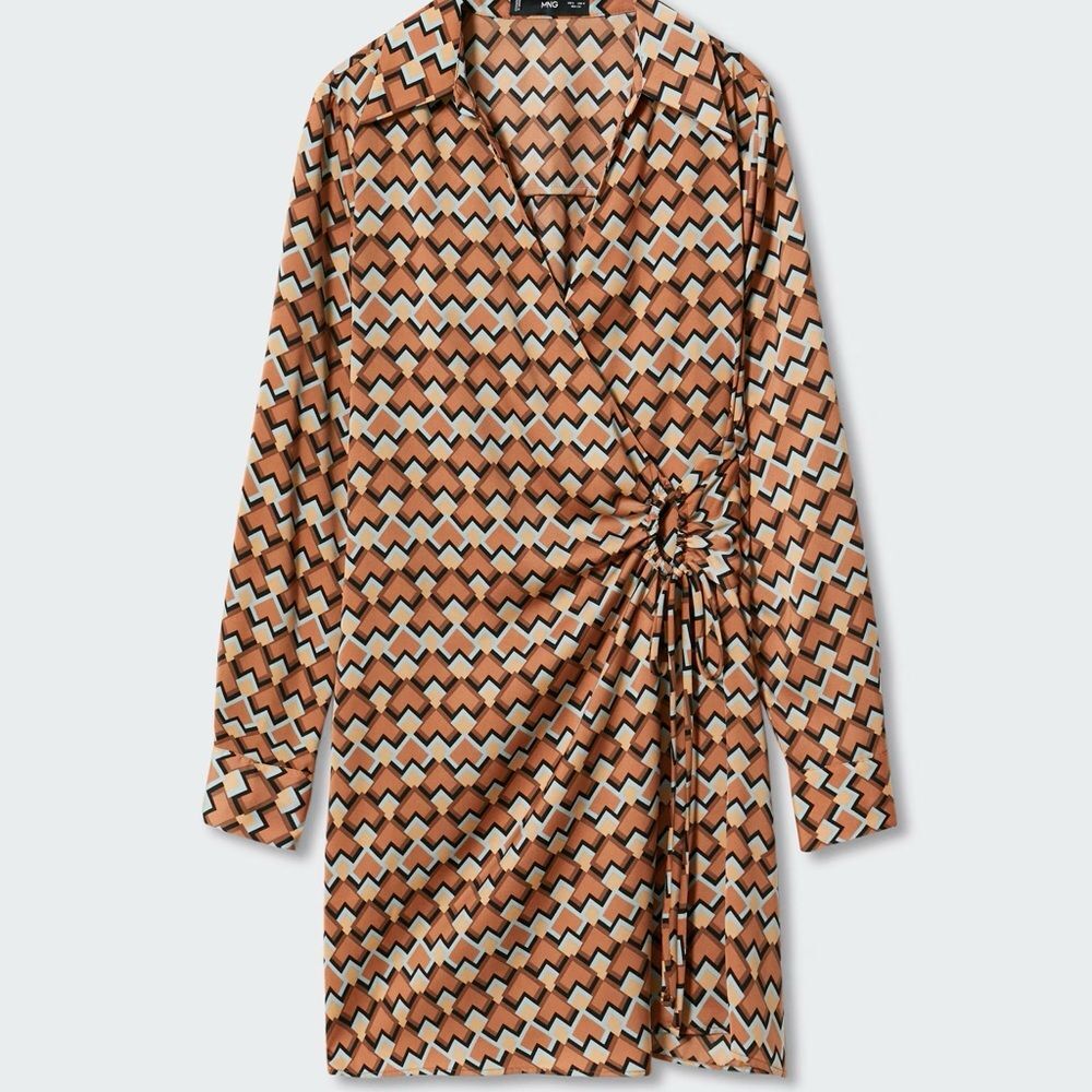 Mango wrap dress size M (us 6)